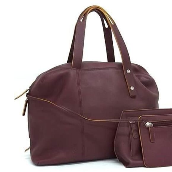 LOEWE Red Leather Pouch - Picture 1 of 6